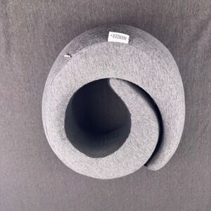 Wander Plus Travel Neck Pillow Heather Gray Memory Foam Adjustable Support